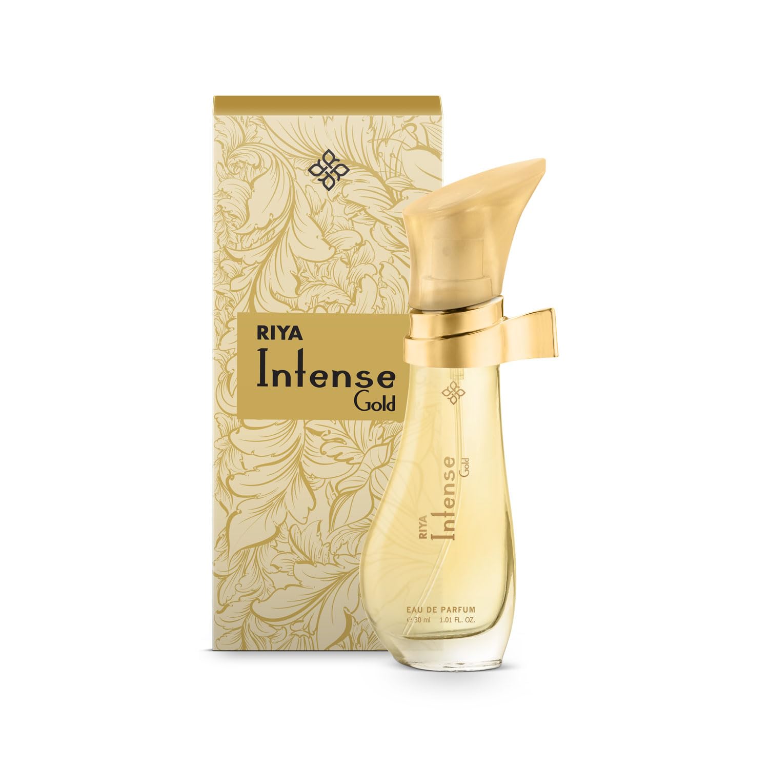 Riya Intense Gold Eau De Parfum For Men & Women | Fresh Fruit & Floral Scent | Long-lasting Upto 8 hours - 30ml