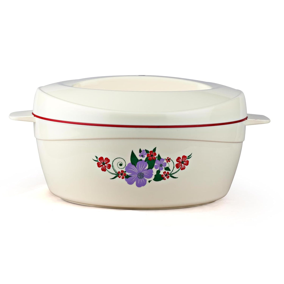 Cello Roti Plus Insulated Casserole Hot Pot Box Case with Lid 2500 ml Red |
