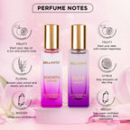 Bella Vita Luxury Date & Senorita Women Long Lasting | Perfume for Woman | Gifts for Woman | EDP 2x20ml | Jasmine, Vanilla, Lotus & Musk | Floral, Fruity & Woody