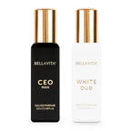 BELLAVITA CEO MAN and WHITE OUD Unisex | Long Lasting Perfume Unisex | Eau De Parfum pack of 2x20ml each | Tonka, Agarwood & Orange | Woody, Spicy &...