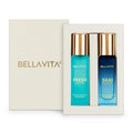 BELLAVITA Skai Aquatic EDC & Fresh EDT | Long Lasting 2x20ml Perfume for Man & Woman | Gifts for Woman | Bergamot, Ylang Ylang, Pink Pepper |...