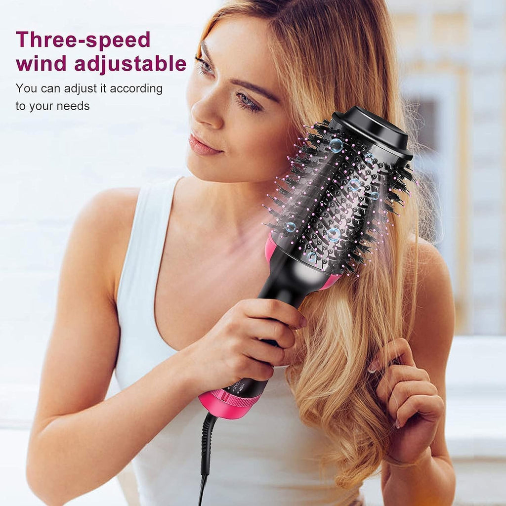 Professional Hot Air Brush One Step Hair Dryer Volumizer Styler Ceramic Tourmaline Ionic Blowout Salon Styler