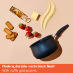 Meyer Accent Series Hard Anodized Nonstick Sauce Pan/Saucepan, 2 Quart