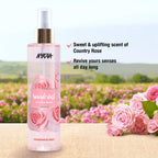 Nykaa Wanderlust Bath and Body Country Rose Fragrance Mist, 200 Ml| Body Mist For Women| Long-Lasting Rose Fragrance| Paraben Free, Cruelty Free, Vegan Formula