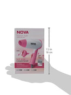 Nova NHP-8104 1400 Watts Compact Hair Dryer ( White/Pink )