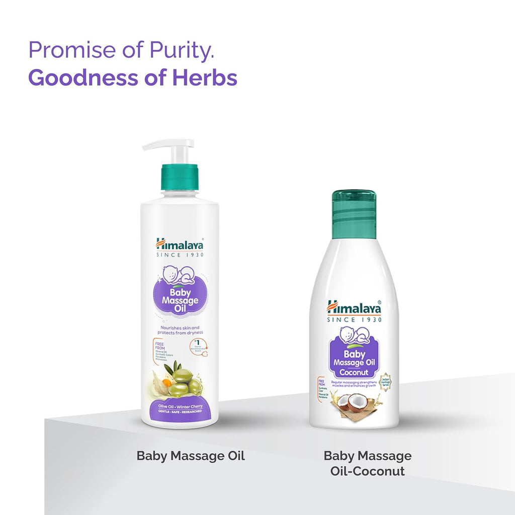 Himalaya Baby Massage Oil 500ml | All-round growth | Strong Bones & Muscles