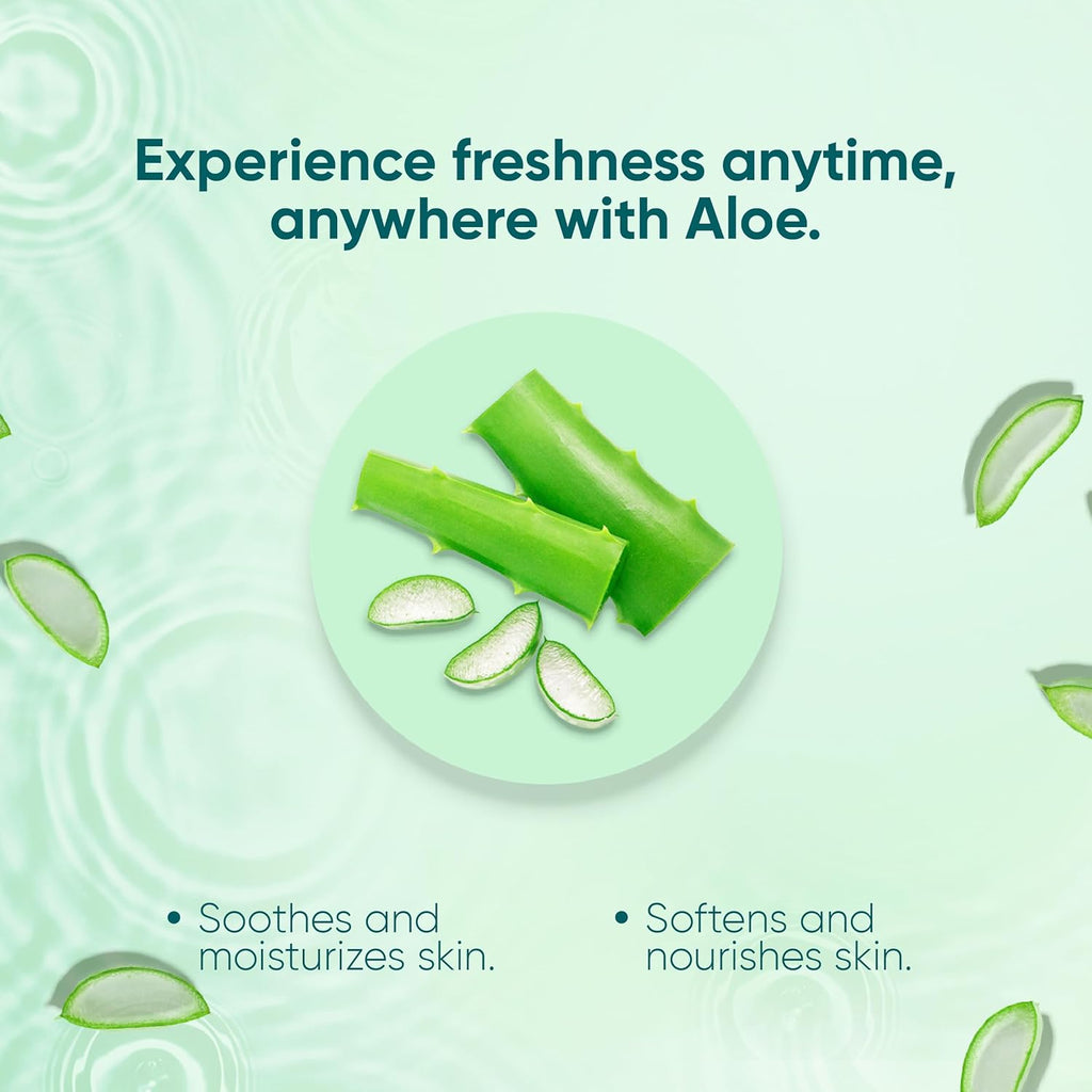 Himalaya Moisturising Aloe Vera Facial Wipes, 25 Count