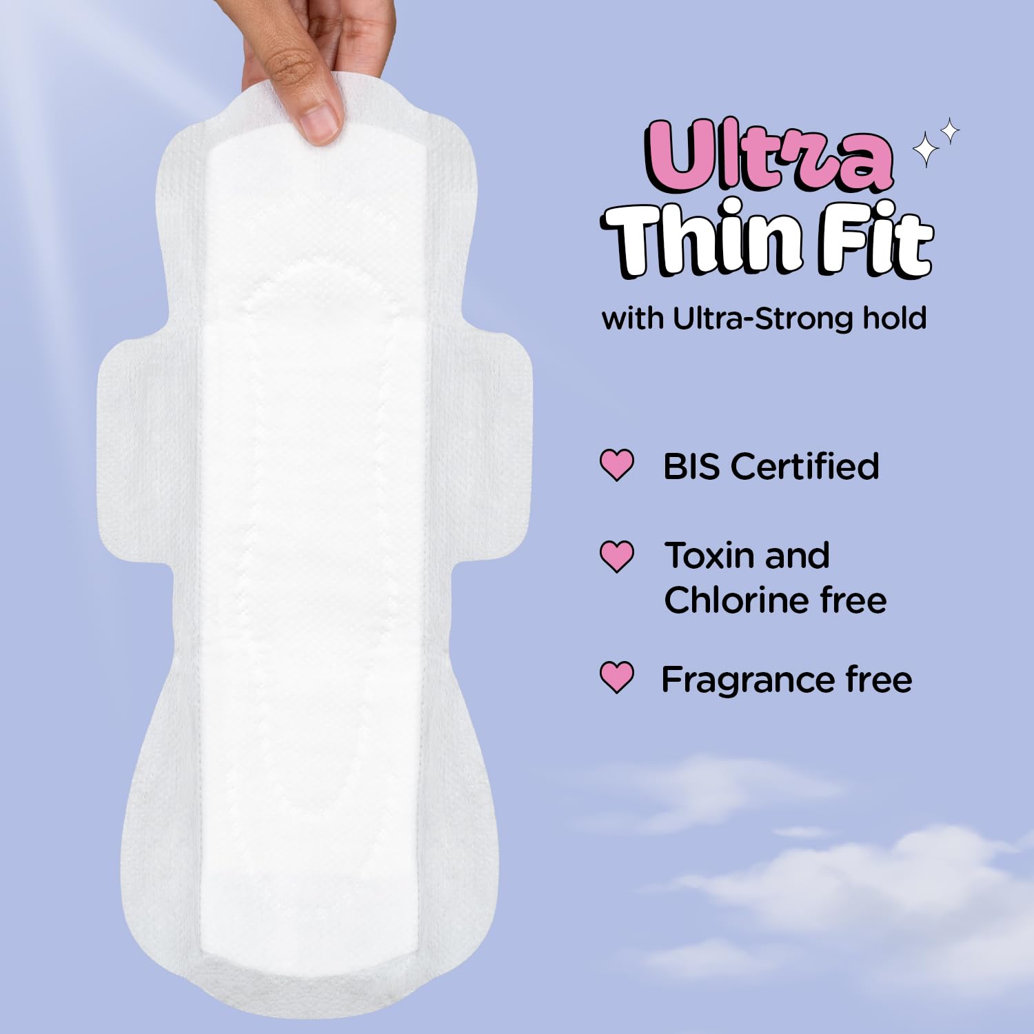 Pee Safe Comfort Ultra Thin Sanitary Pads XL 12 Pads | Rash Free | Softest | Ultra Soft, Dual Wings, Toxin Free, Extra Long, Disposable Wrapper, 6 Layer...
