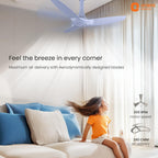 Orient Electric Newly Launched Aeroquiet Neu 1230mm Ceiling Fan for Home| BEE 2 Star Rated Energy Efficient Fan | Rust-proof ABS blade |2 Years Warranty by...