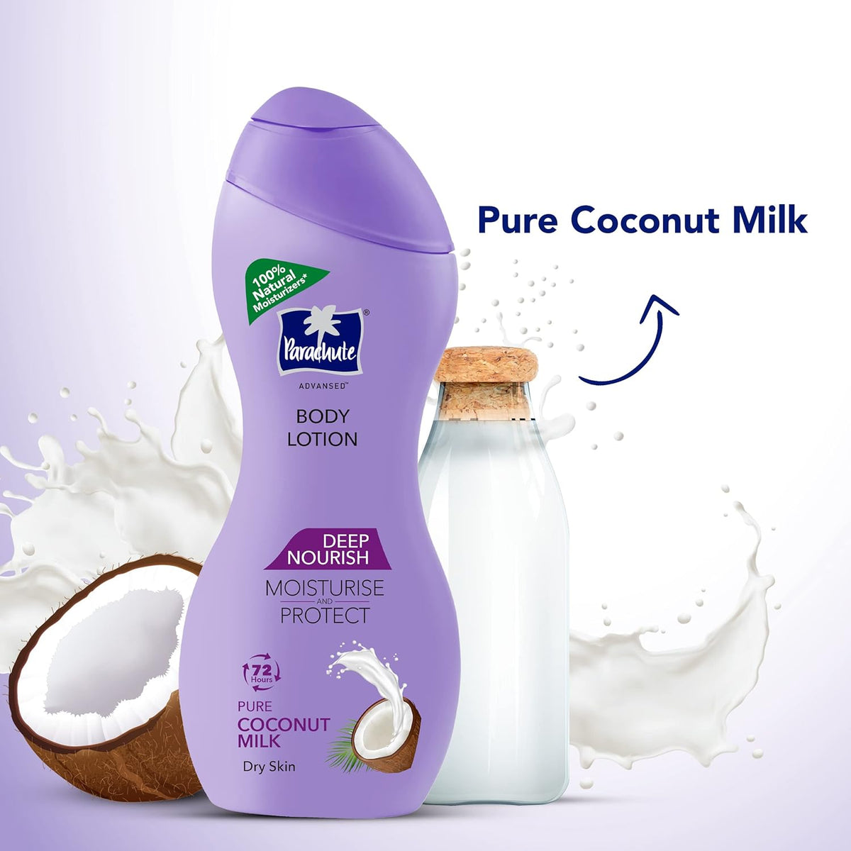 Parachute Advansed Soft Touch Body Lotion for Women & Men, All Skin types, 250ml & Parachute Advansed Deep Nourish Body Lotion for Women & Men, Dry Skin, 250ml