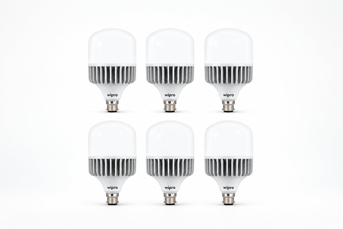 wipro Garnet 40W LED Bulb for Home & Office |Cool Day White (6500K) | B22 Base|220 degree Light coverage |4Kv Surge Protection |400V High Voltage...
