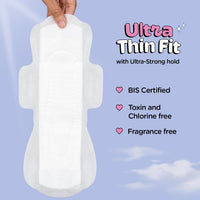 Pee Safe Comfort Ultra Thin Sanitary Pads For Women | XXL | 30 Pads | Rash Free Periods | Cottony Soft Sanitary Napkins For Ultra Comfort | Dual Wings |...