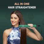 Vega Salon Smooth Hair Straightener for Women with Ceramic Coated Plates, Quick Heatup & Travel Friendly