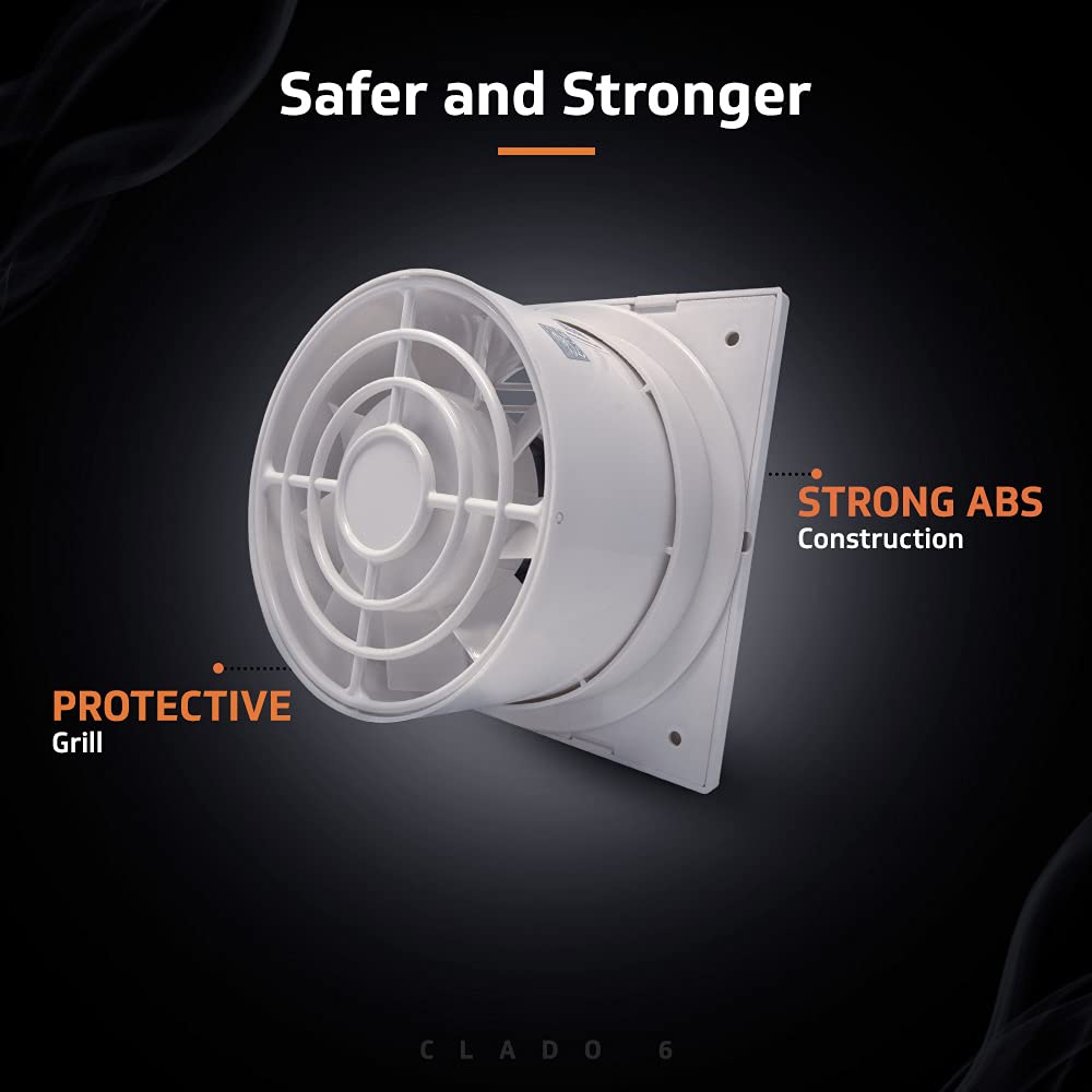 V-Guard Clado 6 150 mm Exhaust Fan |White