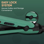 Vega Salon Smooth Hair Straightener for Women with Ceramic Coated Plates, Quick Heatup & Travel Friendly