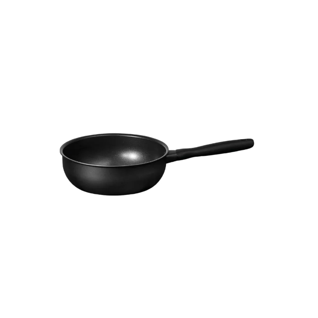 Meyer Midnight Hard Anodized Aluminium Non Stick Saucier Pan | 20cm/1.9L, Black