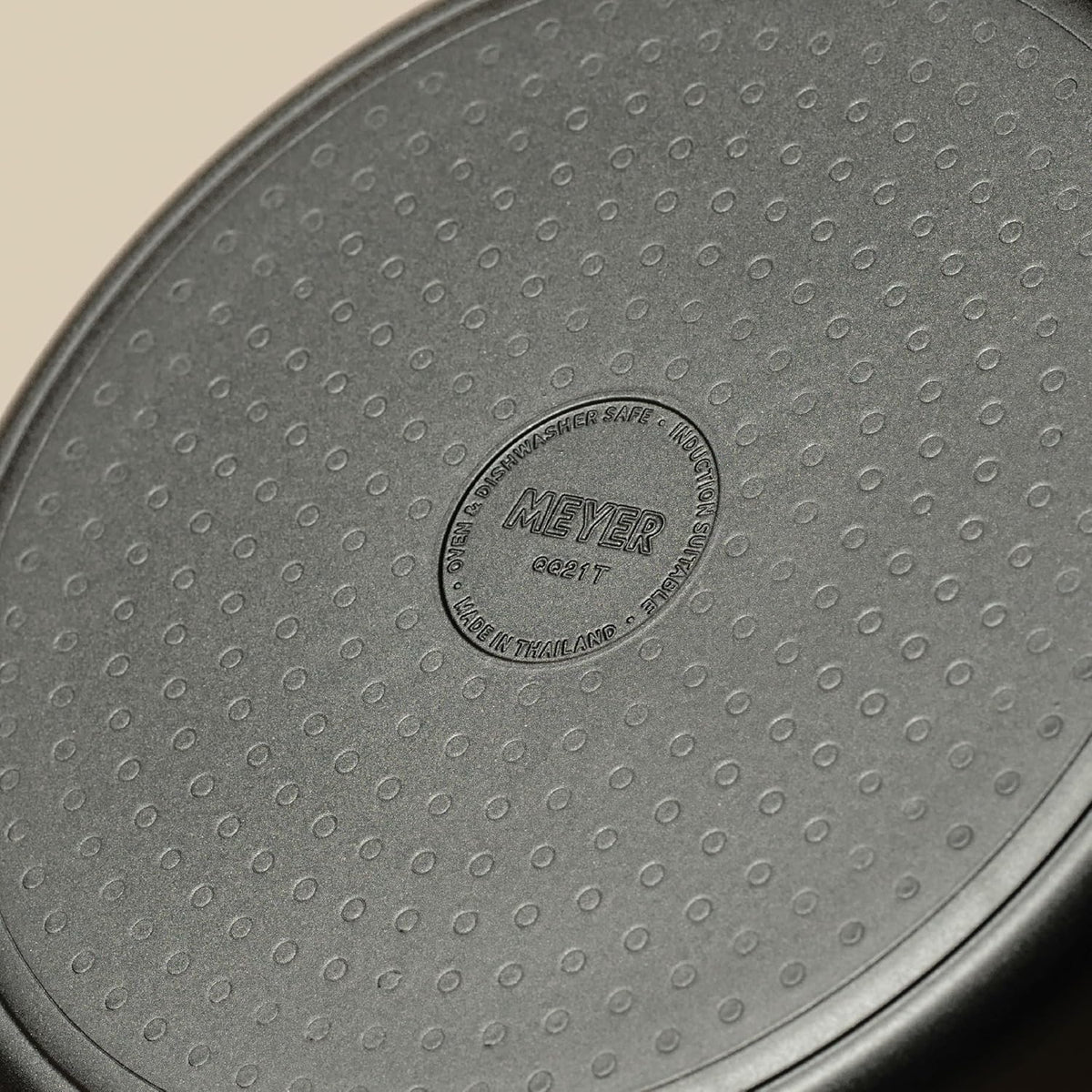 Meyer Midnight Hard Anodized Aluminium Non Stick Saucier Pan | 20cm/1.9L, Black