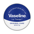Vaseline Lip Tins Original Care, 17g | Infused with Vitamin E to Hydrate & Moisturize Dry Lips Transparent