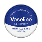 Vaseline Lip Tins Original Care, 17g | Infused with Vitamin E to Hydrate & Moisturize Dry Lips Transparent