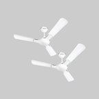 1200 mm FAN ENTICER ES MATT WHITE-CHROME