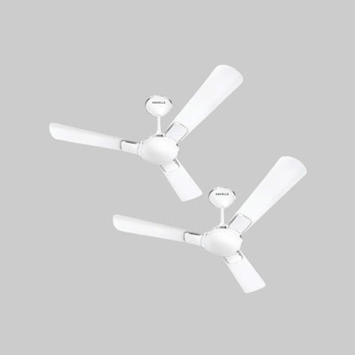 1200 mm FAN ENTICER ES MATT WHITE-CHROME