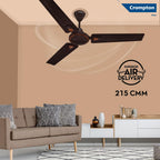Crompton SUREBREEZE HILL BRIZ NEO 1200 mm (48 inch) Ceiling Fan (Smoked Brown) Star rated energy efficient fans