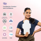 BLISSNATURAL Ultra Soft Sanitary Pads for Women XL | Pack of 34 |