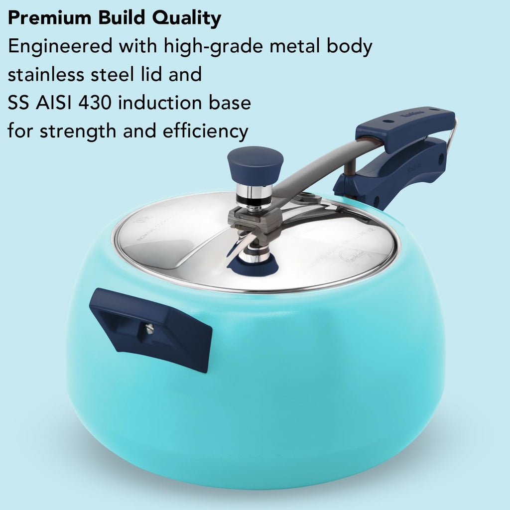 Hawkins 5 Litre Ceramic Coated Cerenity Pressure Cooker |Induction & Gas | for Cooking Rice, Dal & Curries | 5 Year Guarantee, ISI Certified |..