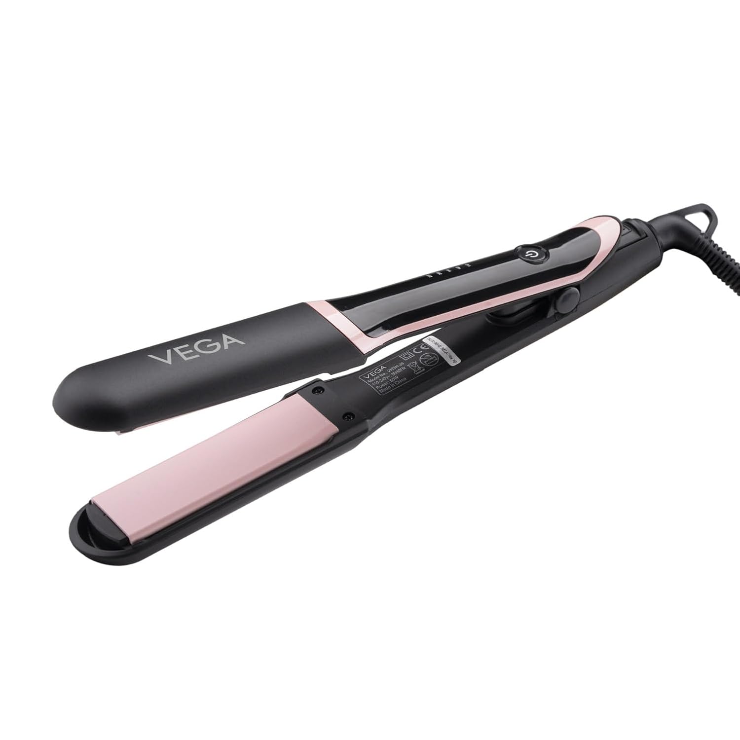 Vega Hair Straightener for Women- 5 Temperature Settings,Ceramic Coated Floating Plates & Quick Heat Up