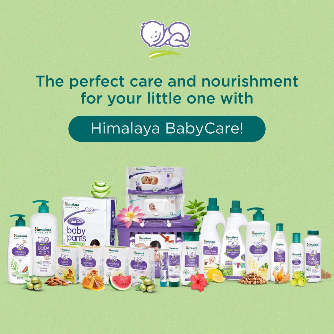 Himalaya Refreshing Baby Wash 200ml | No tears formula |with Watermelon, Neem & Lemon| Keeps baby's skin cool & fresh