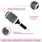 Vega Hot Curl Brush (India's No.1* Hair Brush Brand) For Hair Styling, Drying