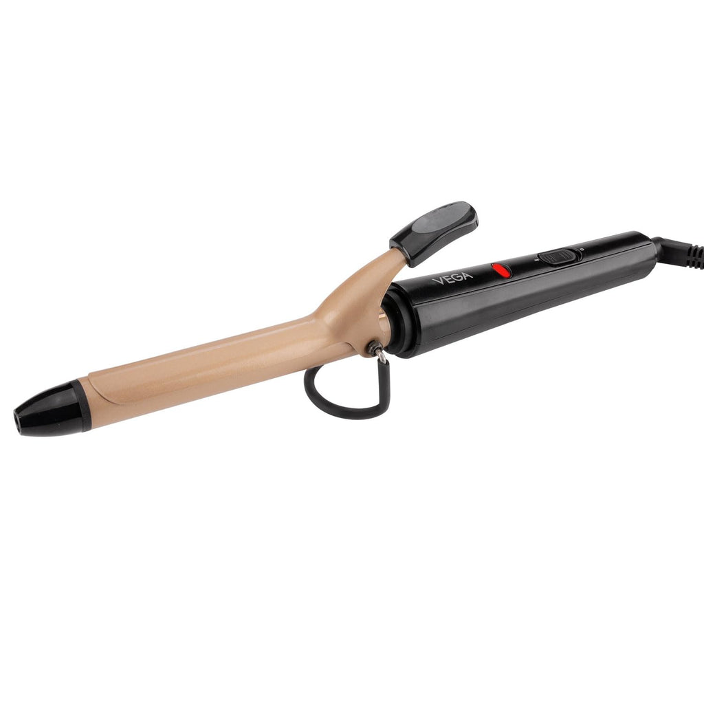VEGA Ease Curl 19 mm Barrel Hair Curler for Women with Ceramic Coated Plates, Cool Tip
