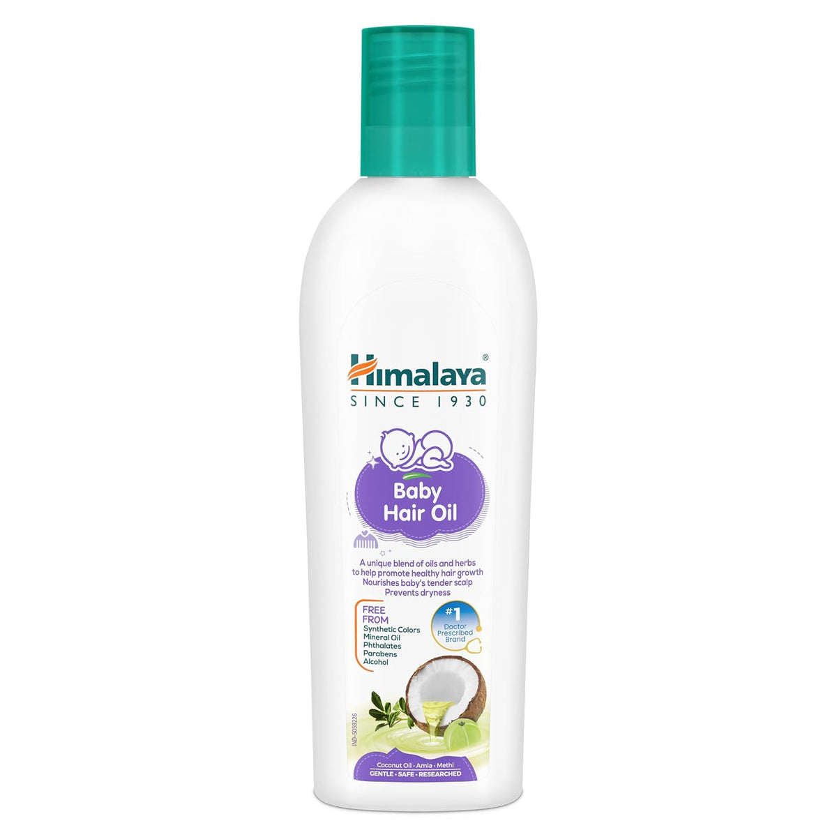 Himalaya Baby Hair Oil 100ml|Nourishes scalp naturally|Healthy hair growth