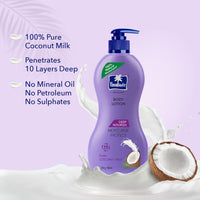 Parachute Advansed Deep Nourish Body Lotion for Women & Men, Dry Skin, 225ml | Pure Coconut Milk, 100% Natural, 72h Moisturisation