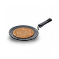 Hawkins Futura 26 cm Tava, Hard Anodised Tawa with Plastic Handle, Extra Thick Tawa, Black (AT26XP)