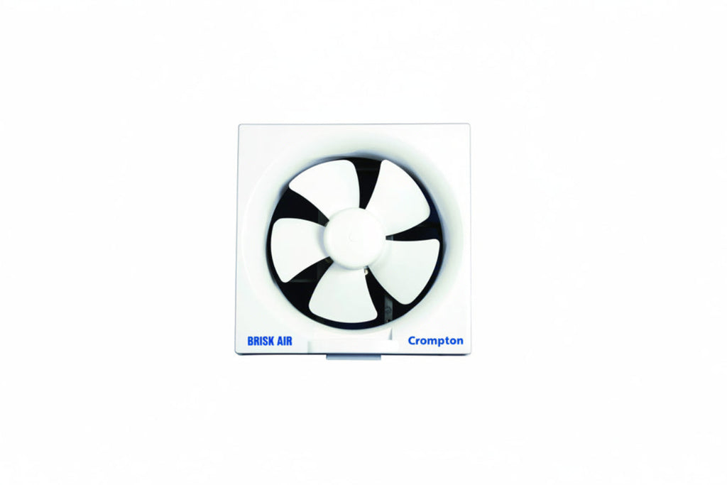Crompton Brisk Air 200 mm (8 inch) Exhaust Fan for Kitchen, Bathroom and Office (White)
