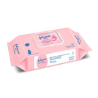 Johnson's Baby Wet Wipes | 72 Wipes | Alcohol & Soap Free | Prevents Rashes & Redness | with 3X Moisturising Lotion | As Mild as Pure Water