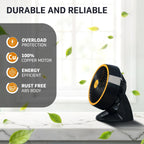 V-Guard Spinny Pro | High Speed with 2 Year Warranty 180 mm Table Fan (Orange Black | Pack of 1)