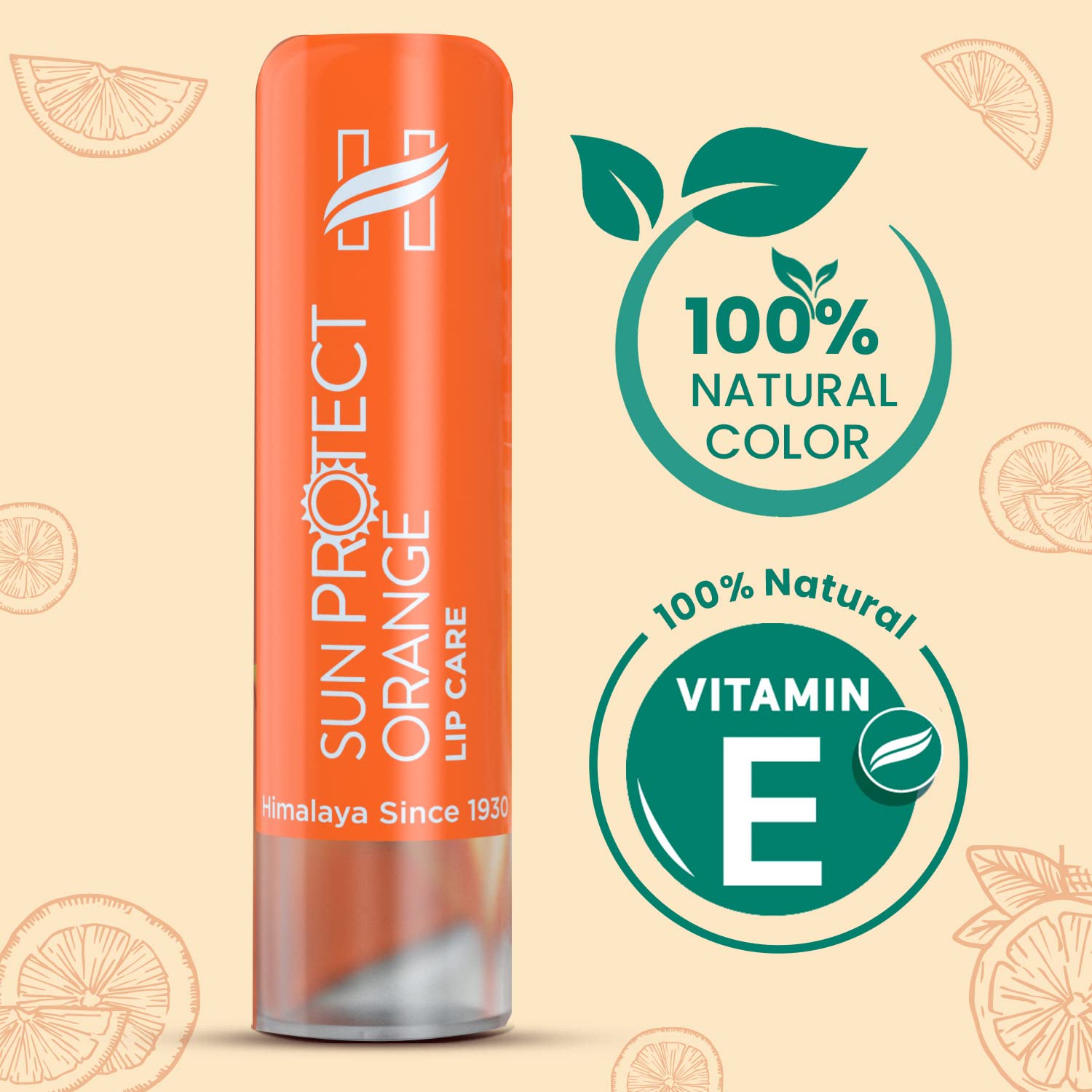 Himalaya Sun Protect Orange Lip Care Lip Balm Stick - 4.5g