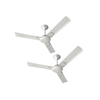 Havells 1200mm Enticer Energy Saving Ceiling Fan (Pearl White Chrome, Pack of 2)