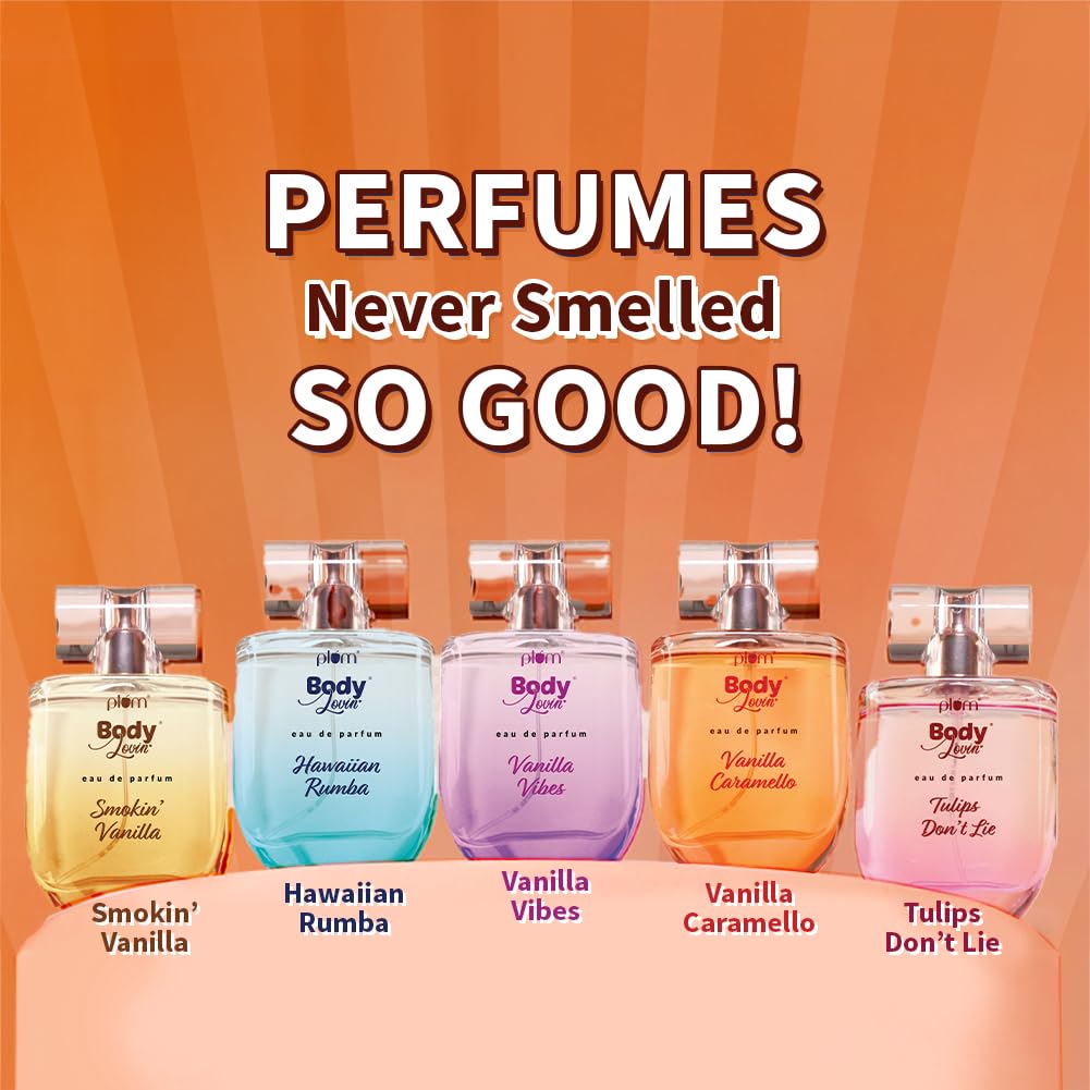 Plum BodyLovin' Vanilla Caramello Eau De Perfume (Parfum) 50 ml| Long-Lasting Gourmet Fragrance | Luxury Perfume for Women | Vanilla, Caramel &...