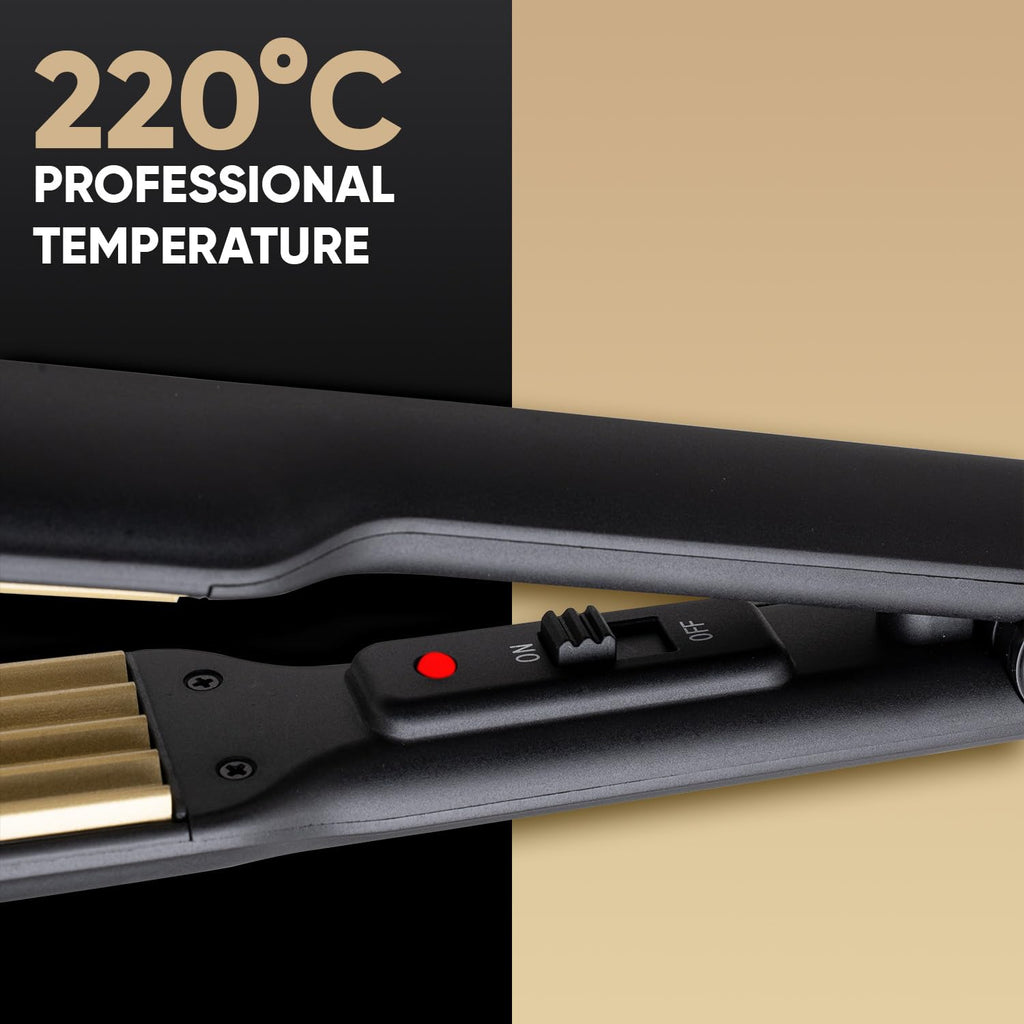 VEGA Classic Hair Crimper with Quick Heat Up & Ceramic Coated Plates, Power Indicator Light