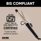 Vega Ease Curl Hair Curler for Women | 25mm Ceramic Barrel | Hair Curling Iron for Soft Curls & Wavy Hair