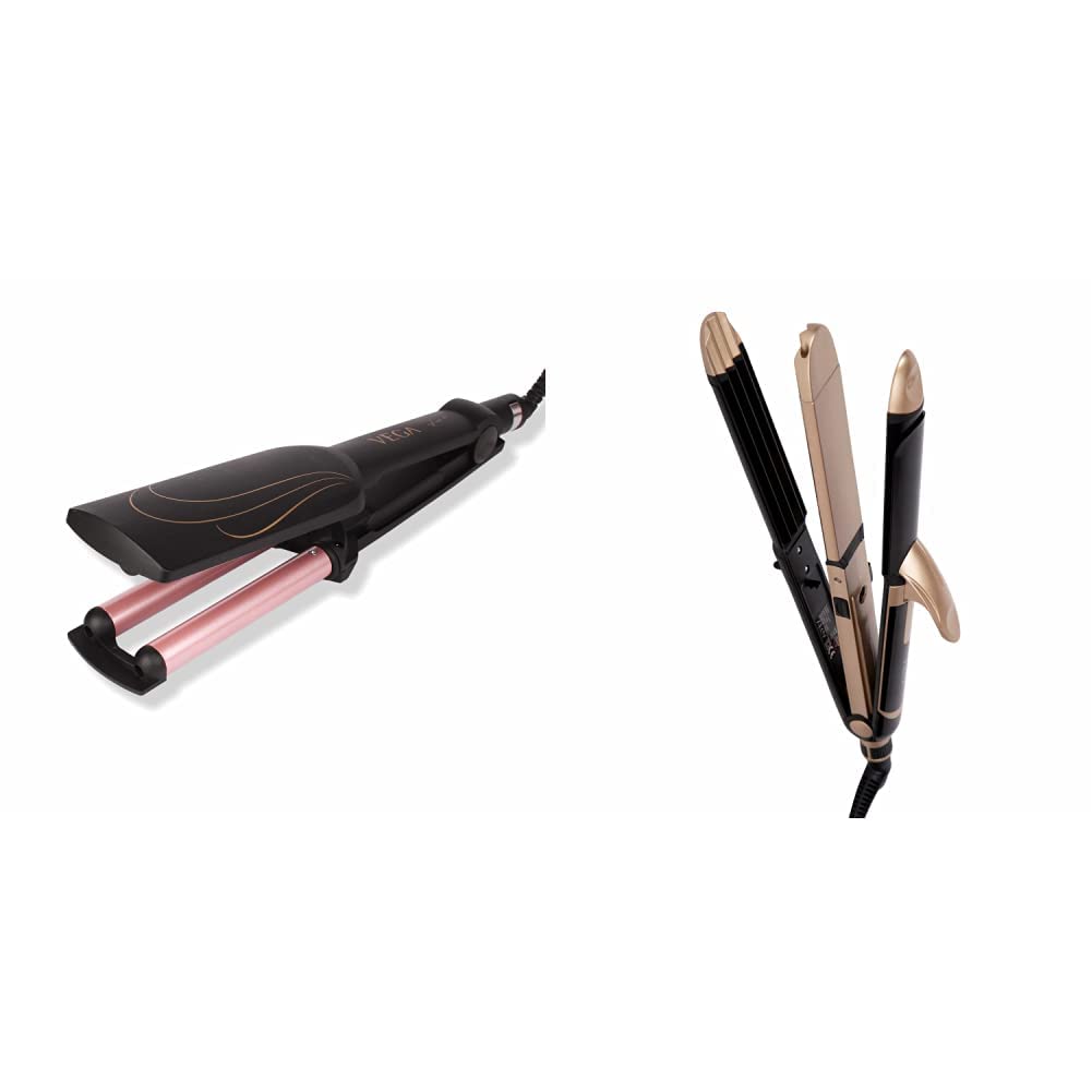 VEGA I-Wave Hair Waver, VHWR-01 & VEGA 3 in 1 Hair Styler, Straightener, Curler