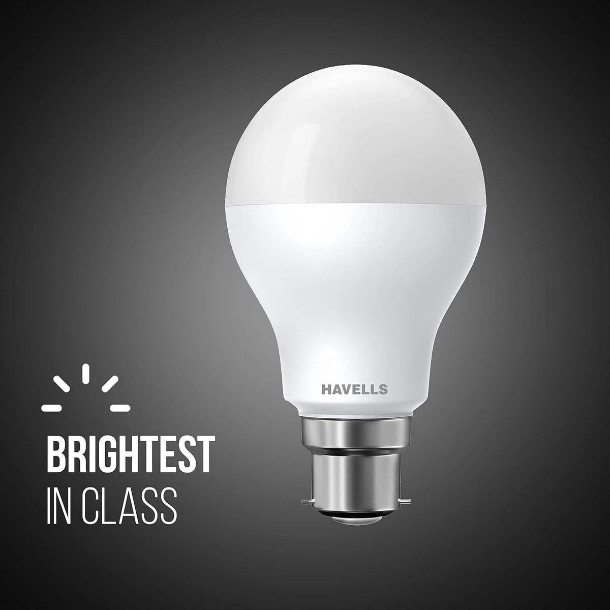 Havells 9W B22D LED Cool Day Light Lamp (White) - Pack of 4