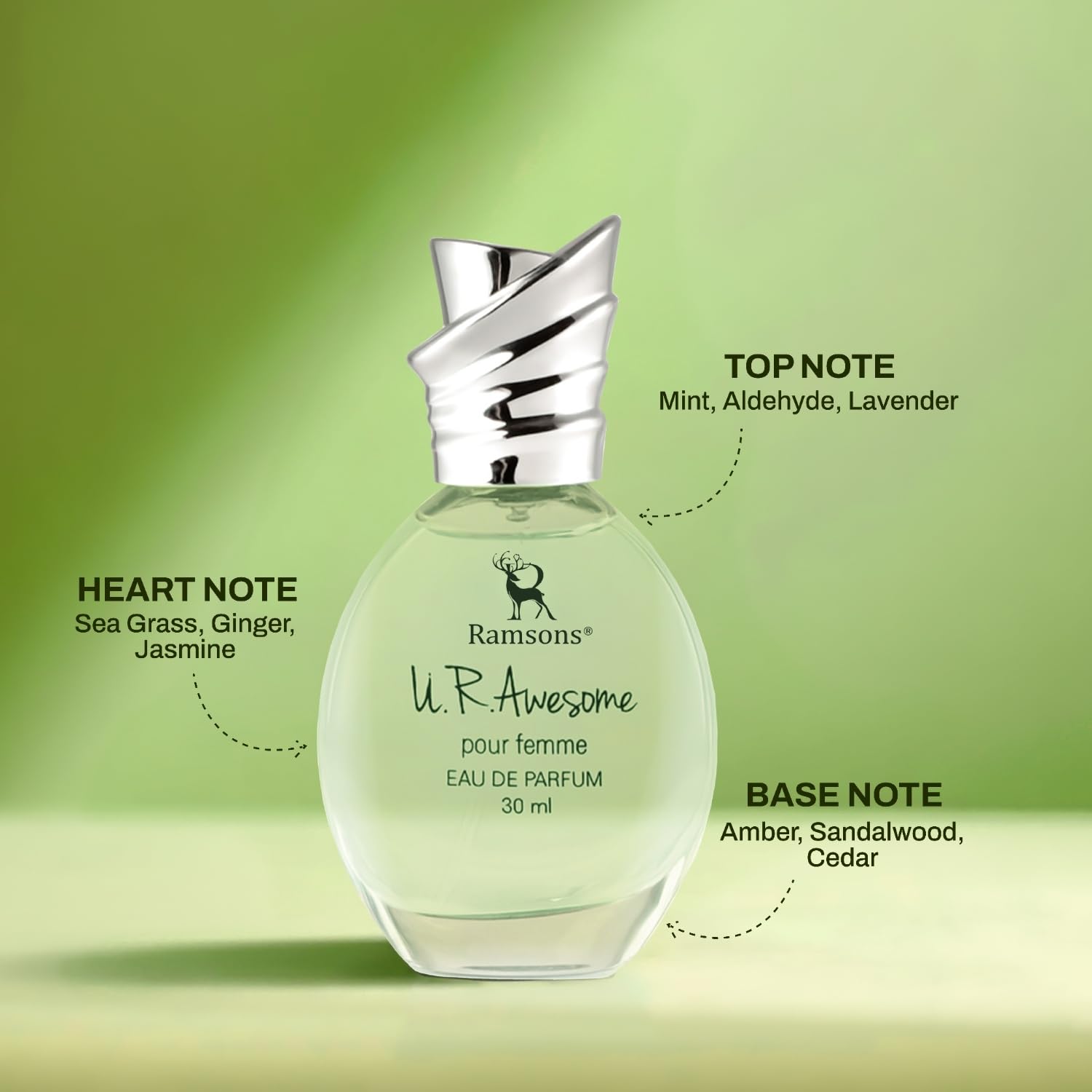Ramsons - U R AWESOME Eau De Parfum | 30 ML | Perfume For Women