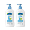 Cetaphil Baby Daily Lotion (400ml pack of 2), Suitable for baby’s delicate skin, Shea Butter and Vit E, Dermatologist Tested and Pediatrician Recommended