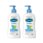 Cetaphil Baby Daily Lotion (400ml pack of 2), Suitable for baby’s delicate skin, Shea Butter and Vit E, Dermatologist Tested and Pediatrician Recommended