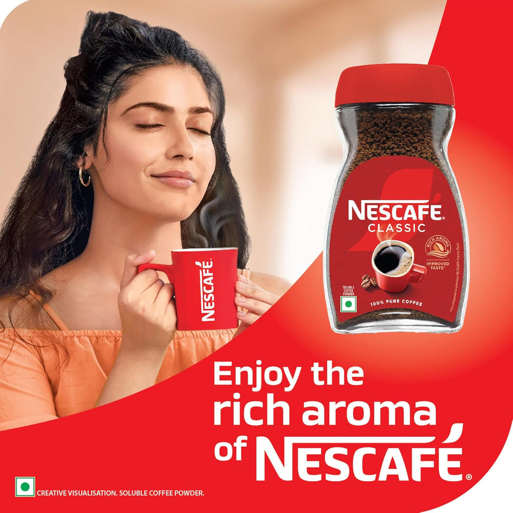 Nescafé Classic Instant Coffee Powder, 24g Jar