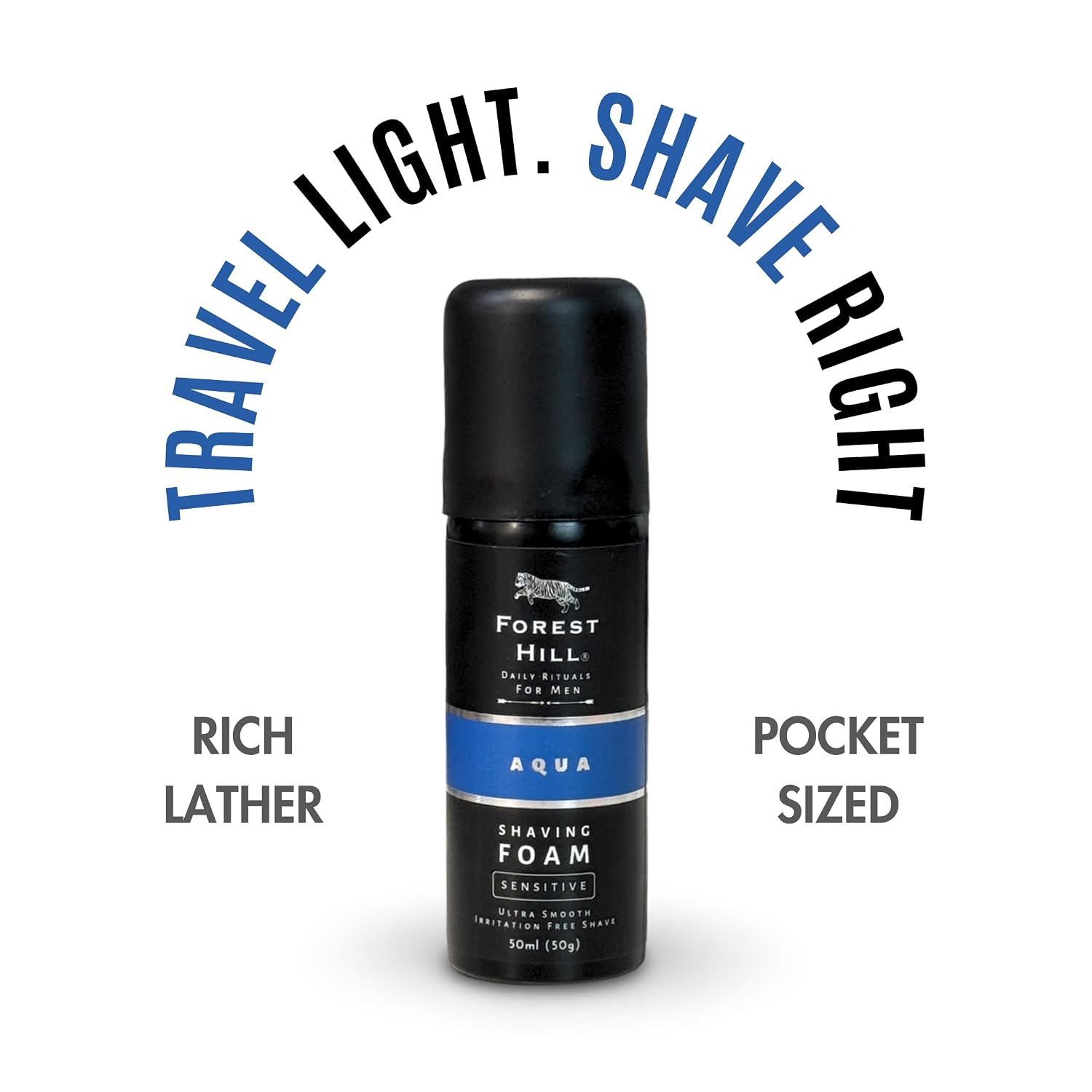 Forest Hill Aqua Pre Shave Foam For Men 50 ml